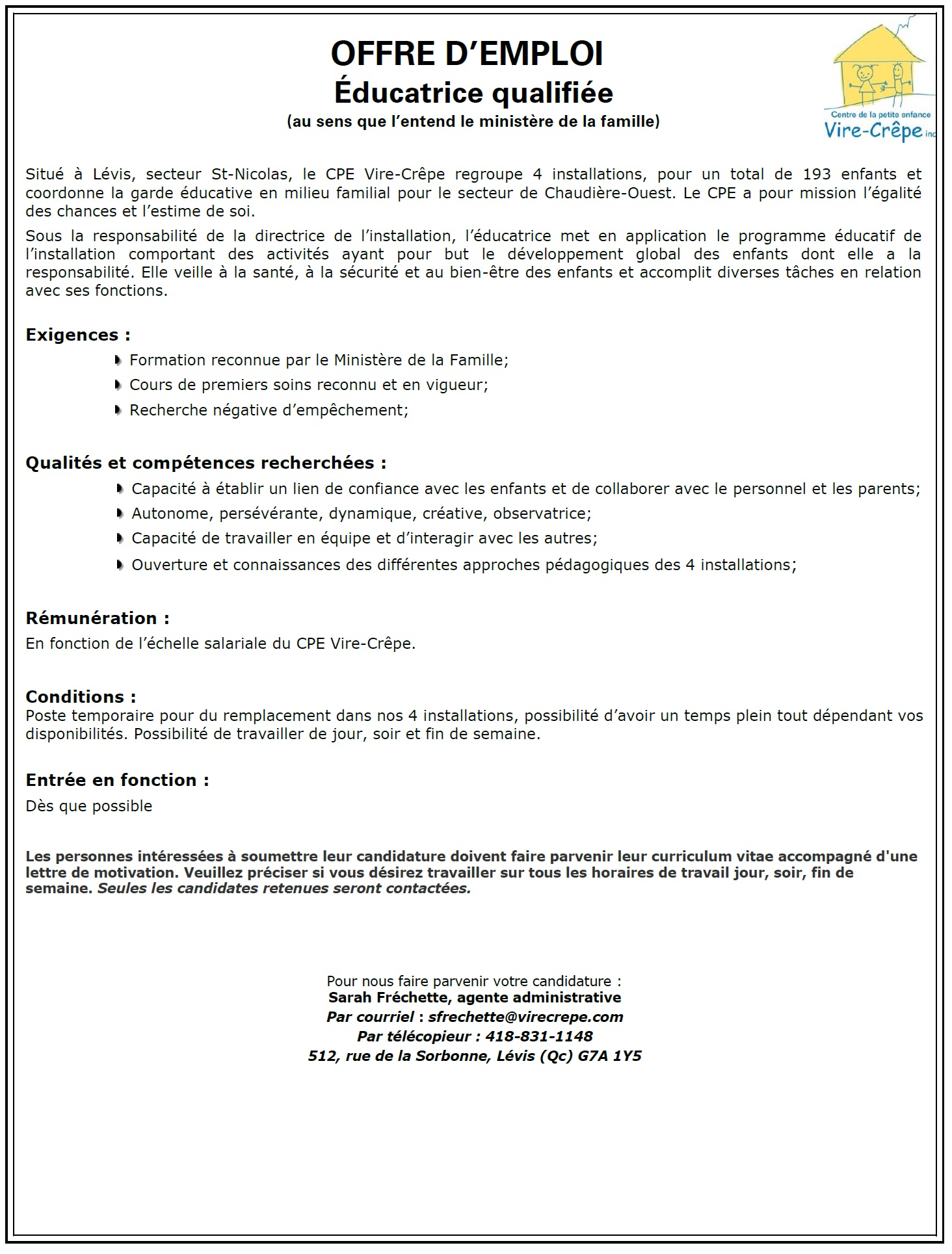 Lettre De Motivation Travailler Avec Les Enfants - Exemple de Lettre